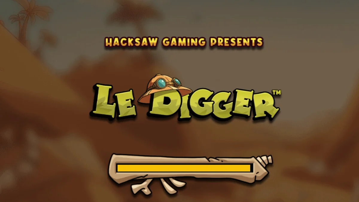 Smokey si rakun dalam permainan slot Le Digger